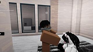 Detailed Scene Of Big Ass Blowjob In Roblox Porn Video.