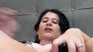 Novinha masturbating with toys in wet pussy, creampie cuckold for old men