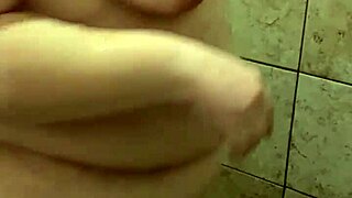 curvy bbw wife caught washing up in the shower