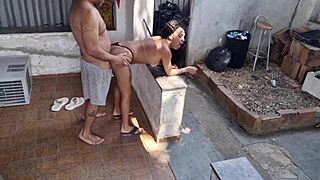 Fucking The Maid's Tight Ass Roughly