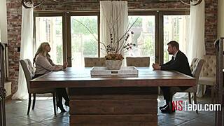 office pleasure with that curvy treasure 😍 at the desk