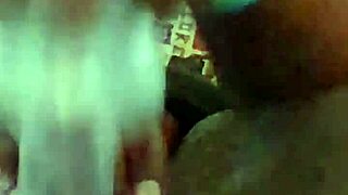 Ebony milf with big tits self-pleases her big ass in homemade video!