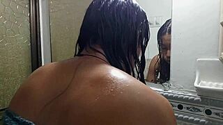 My hot stepsister helps me masturbate in my room