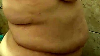 curvy bbw wife caught washing up in the shower