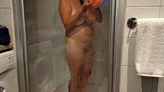 Tanned Stepsister In Sharm El Sheikh Hotel Bathroom