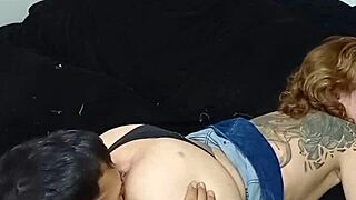 Friend Visits Home for Big Cock Bareback Fucking and Filming