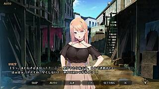 Bound women with big tits experience double penetration in bedroom.