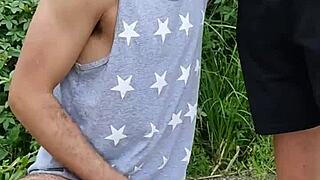 Exhibitionist Domination Game Turns Public Outdoor Flashing Into Homemade Amateur Fun