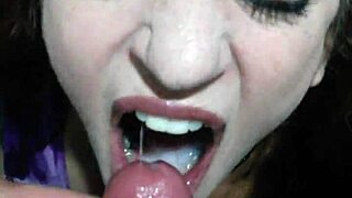 Raven Gives Sexy Blowjob With Oral Cumshot!