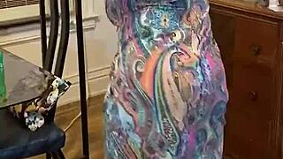 anna maria, the mature latina, looks stunning in her new sundress 😍