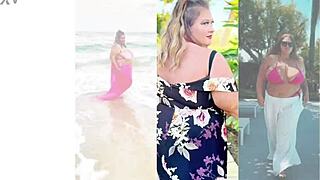 teaser bbw milf gets off for st pattys.