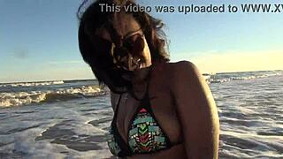 Getting naked at the beach