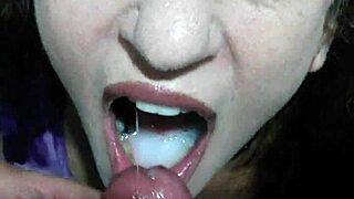 Raven Gives Sexy Blowjob With Oral Cumshot!