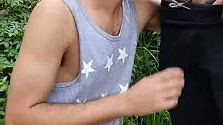 Exhibitionist Domination Game Turns Public Outdoor Flashing Into Homemade Amateur Fun