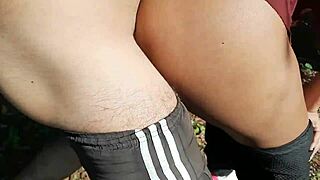 Teen amateur takes big cock creampie with lots of cum.