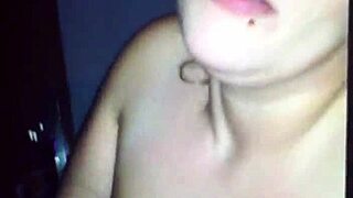 Tiffany feels joy sucking Jonb's cock