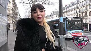 naomie, this young french brunette slut, loves seducing guys into anal assfucking.