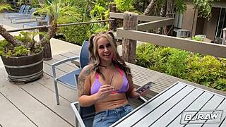 Bjraw Big Titty Blonde Misty Meaner Deepthroats Monster Cock Without Gag Reflex