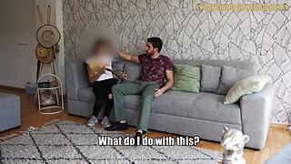 Petite Venezuelan Teen's Tight Pussy Destroyed by Big Cock