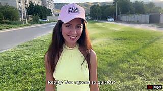 Public Agent - Beauty Agreed to Public Sex in the Mountains Creampie