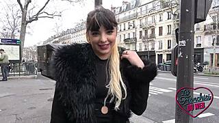 naomie, this young french brunette slut, loves seducing guys into anal assfucking.