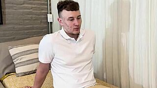 colombian sexologist sara blonde checks cofla's huge cock size