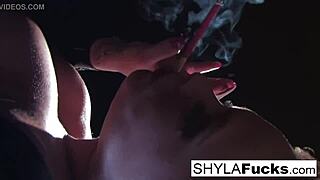 Shyla Stylez Smokes in Intense Fetish Session