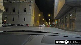 Amandha Fox's Crazy Night In Rome Car With Toys