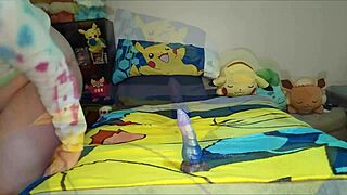 I, as a chubby femboy, jerk my cock until I cum