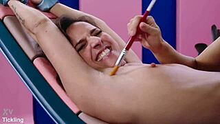 amirah adara tied tickled naked in fetish challenge