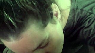 Girlfriend deepthroats my cock before work, swallowing cum