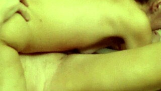 Amateur Couple Flat Chested Wife Handjob Blowjob