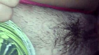 Fat Slut Rubs Cock on Pussy for Creampie