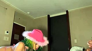 petite ebony gets throat and pussy stretched by big black cock