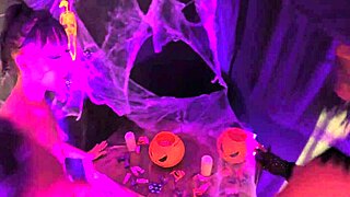 the witch, virgin, and devil summon monsters to fuck their hairy beavers