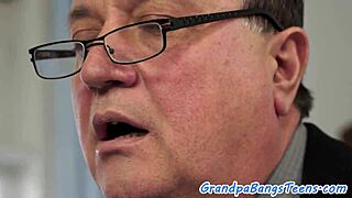 Classy Teen Babe Screwed By Horny Senior In Cowgirl