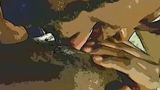 Dildo Tongue Tag Team On Ebony Pussy 😈