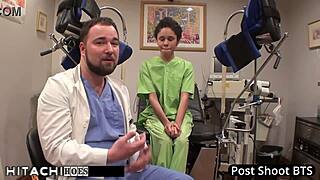 freshman gets mandatory hitachi orgasm from nurse sandra chappelle 😏