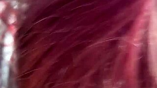 Thick Redhead Handles Massive Black Cock Intensely