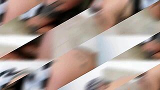 Housewife's Ass Overflowing with Cum, Then Blowjob for Friend