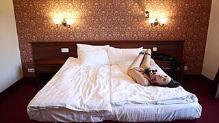 Sofi belt bondage in the hotel gp5 part 1 😍