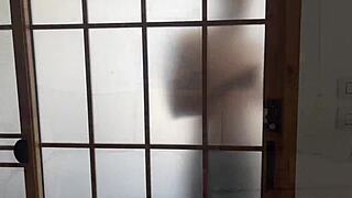 she loves to be tied up while giving blowjob, cute tied up cumshot blowjob moaning deepthroat beautiful facial couple teen 18+