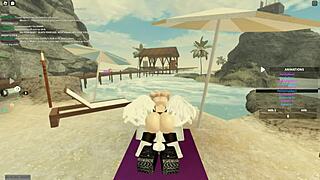 New Zealand girl bent over for anal doggystyle and ass shaking