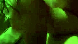 wife giving blowjob and handjob to monster cock