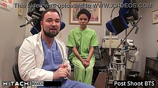 freshman gets mandatory hitachi orgasm from nurse sandra chappelle 😏