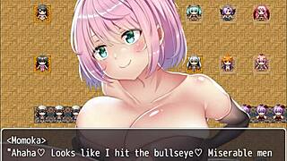 Femdom mistress gives footjob and handjob in tower of alfimia part 3