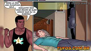 Hot wife enjoys barbecue then relaxes with friend