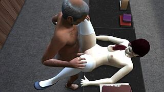 Hey, the student is fucking her teacher for a better grade, right?