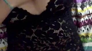 Julia soto boldly masturbates in black lingerie