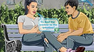 Blonde and brunette engage in pickup creampie play